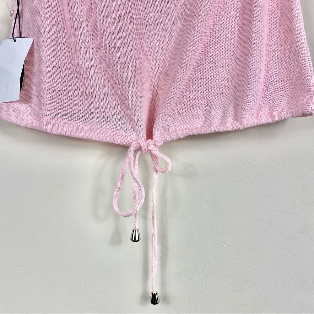 Callahan Sleeveless Draw String Crop Top - Picture 3 of 7